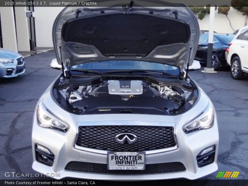 Liquid Platinum / Graphite 2015 Infiniti Q50 S 3.7