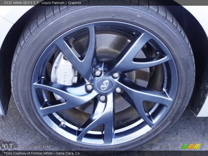 Liquid Platinum / Graphite 2015 Infiniti Q50 S 3.7