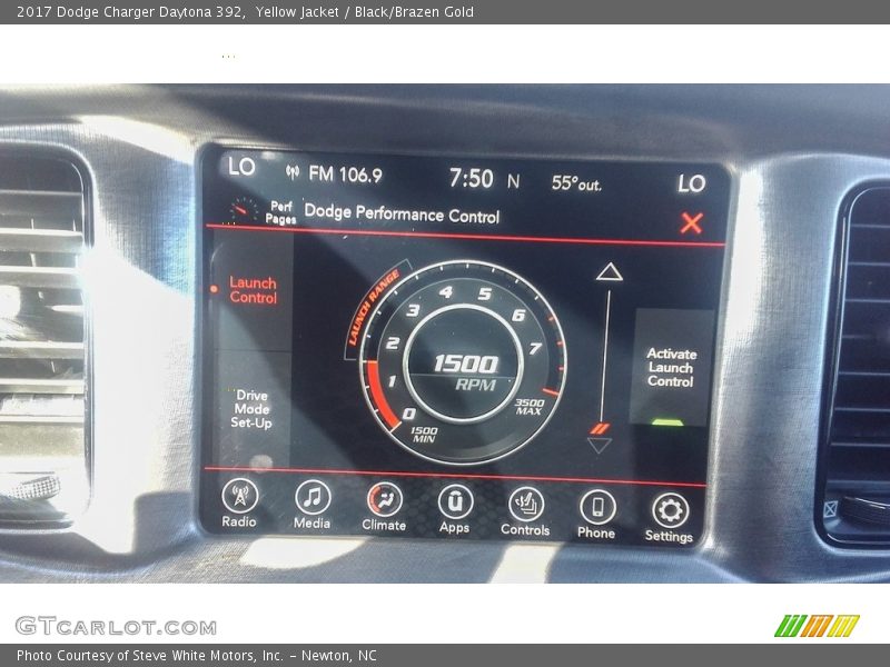 Yellow Jacket / Black/Brazen Gold 2017 Dodge Charger Daytona 392