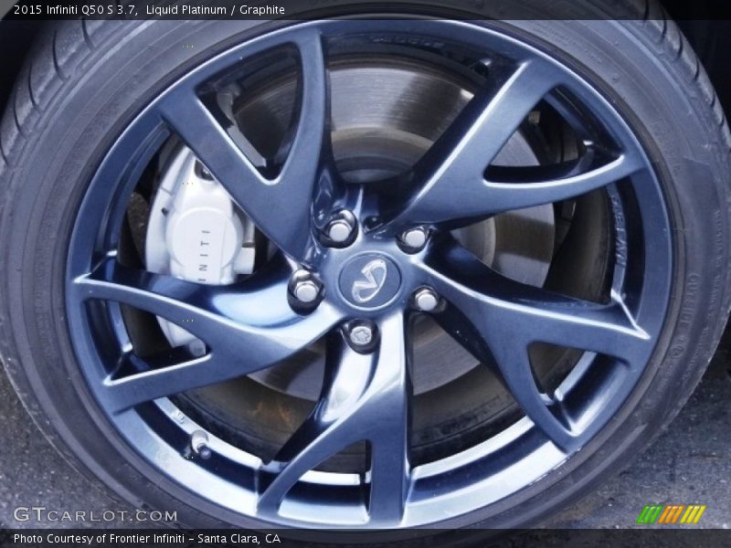 Liquid Platinum / Graphite 2015 Infiniti Q50 S 3.7