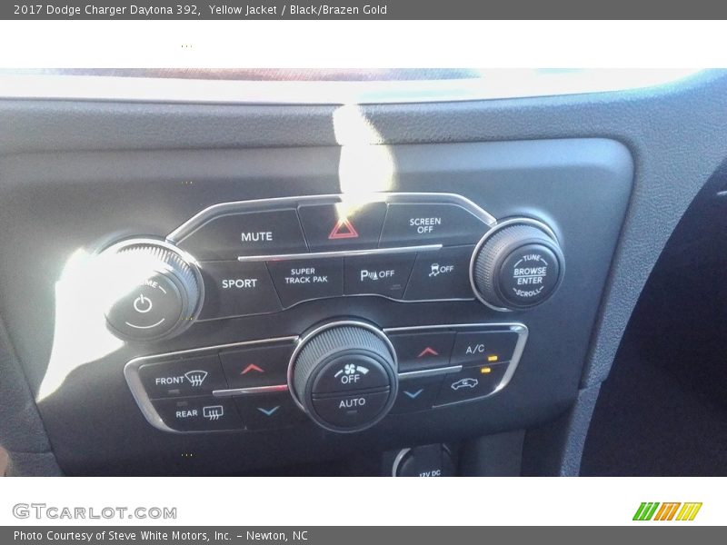 Yellow Jacket / Black/Brazen Gold 2017 Dodge Charger Daytona 392