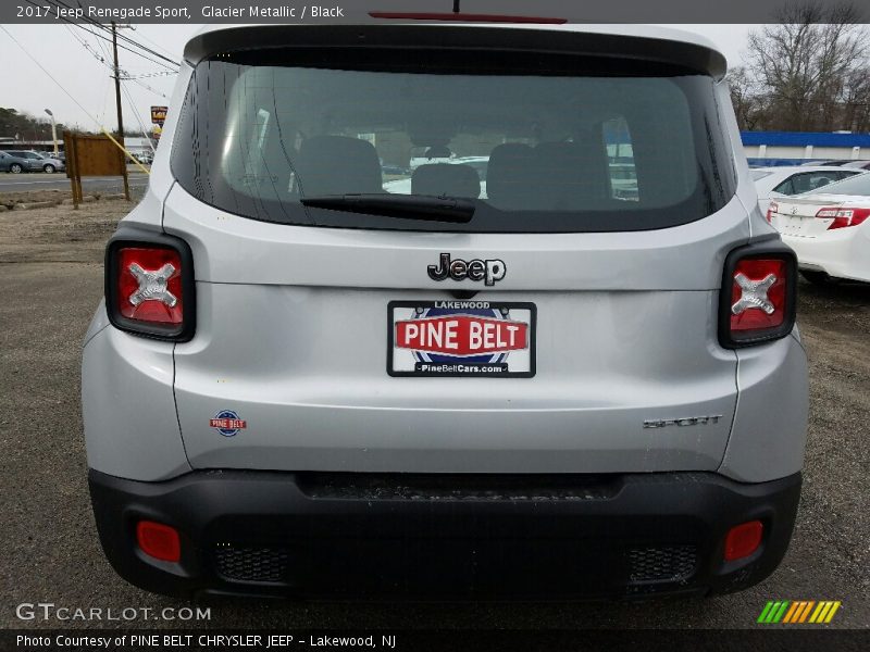 Glacier Metallic / Black 2017 Jeep Renegade Sport