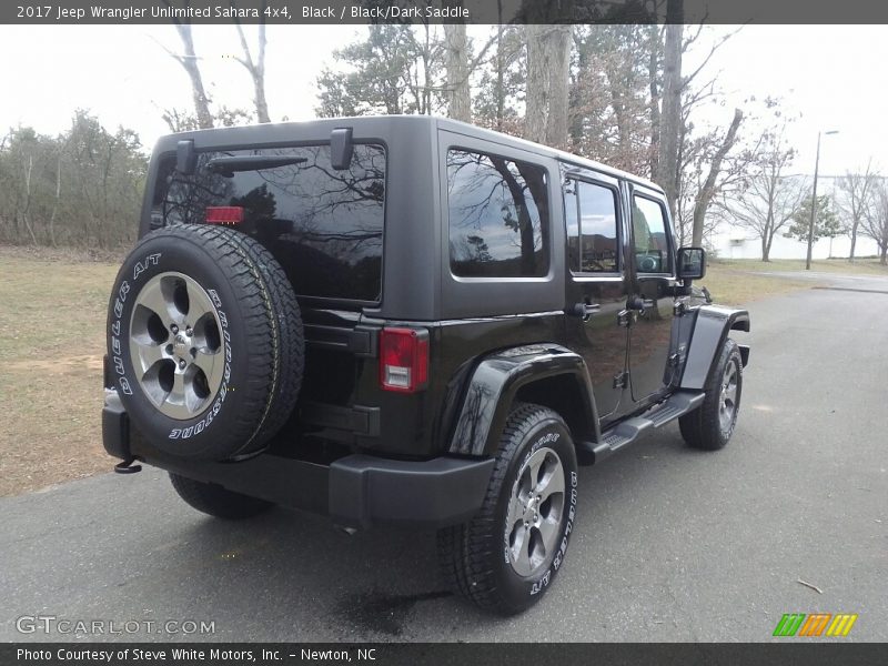 Black / Black/Dark Saddle 2017 Jeep Wrangler Unlimited Sahara 4x4
