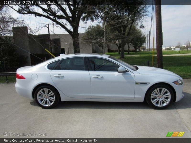 Glacier White / Jet 2017 Jaguar XF 35t Premium