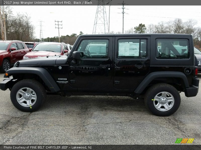  2017 Wrangler Unlimited Sport 4x4 RHD Black