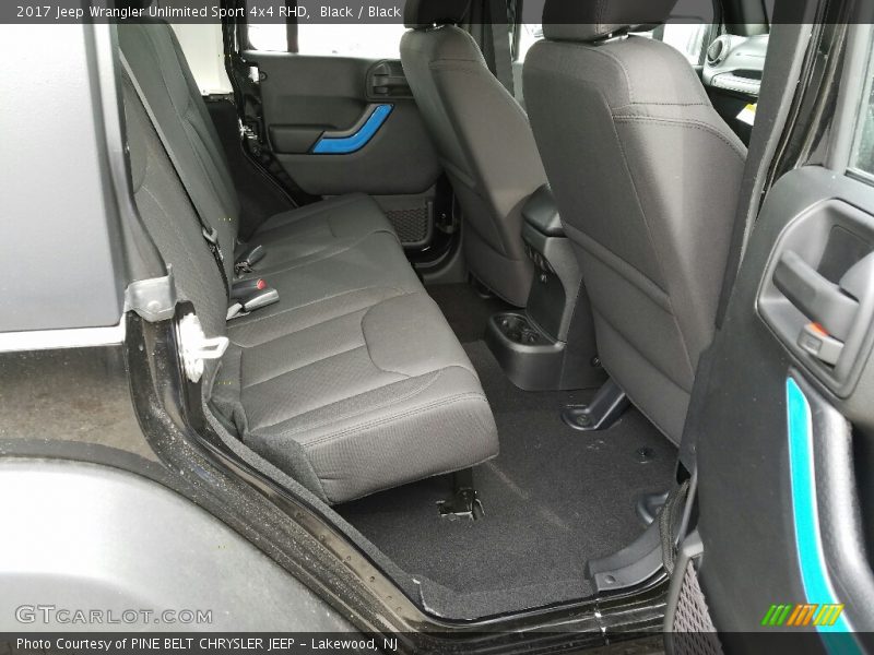 Rear Seat of 2017 Wrangler Unlimited Sport 4x4 RHD