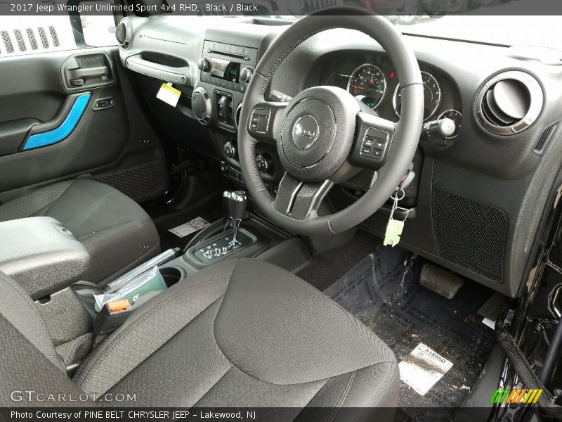  2017 Wrangler Unlimited Sport 4x4 RHD Black Interior