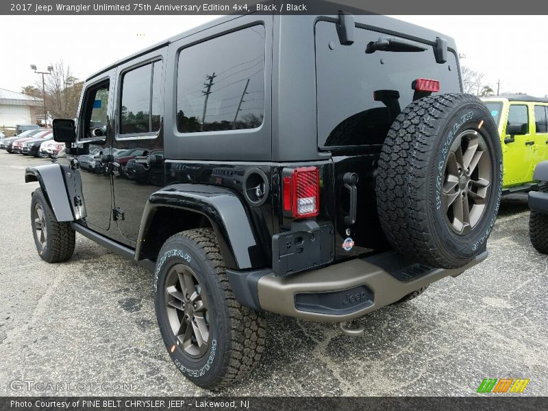 Black / Black 2017 Jeep Wrangler Unlimited 75th Anniversary Edition 4x4