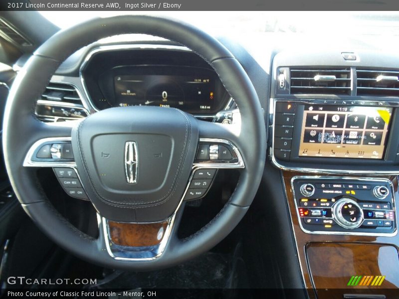 Controls of 2017 Continental Reserve AWD