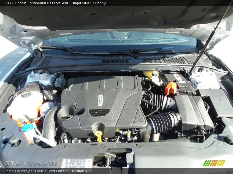  2017 Continental Reserve AWD Engine - 2.7 Liter Turbocharged DOHC 24-Valve GTDI V6