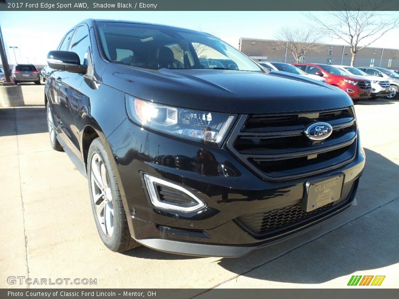 Shadow Black / Ebony 2017 Ford Edge Sport AWD