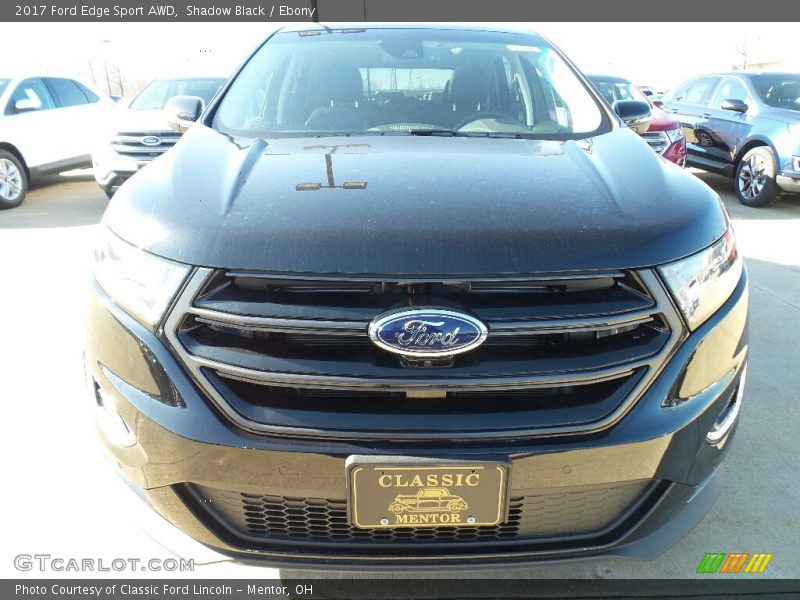 Shadow Black / Ebony 2017 Ford Edge Sport AWD