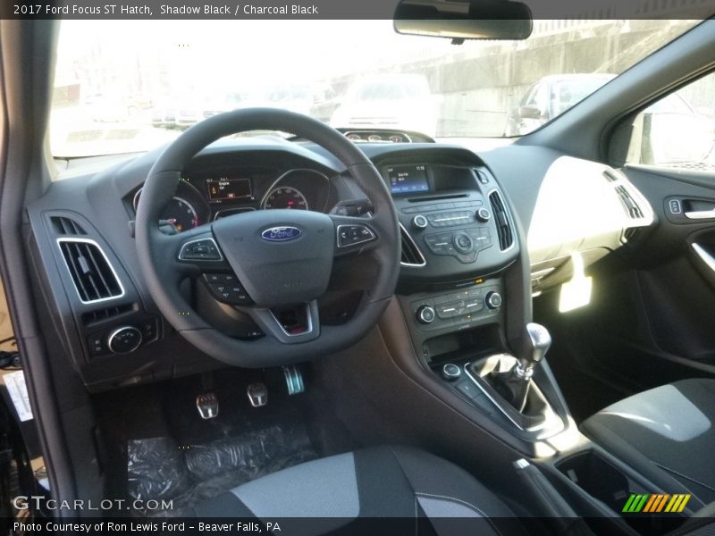  2017 Focus ST Hatch Charcoal Black Interior