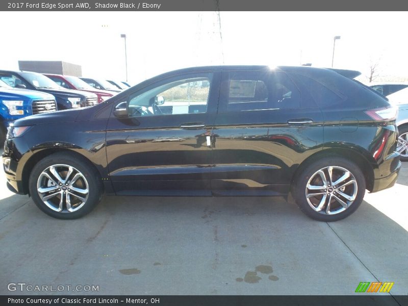 Shadow Black / Ebony 2017 Ford Edge Sport AWD