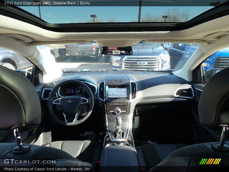 Shadow Black / Ebony 2017 Ford Edge Sport AWD