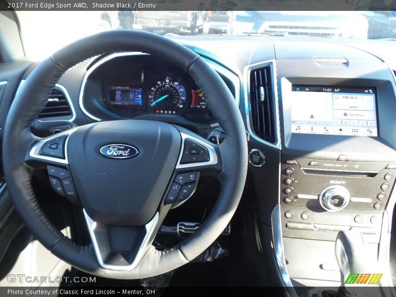 Shadow Black / Ebony 2017 Ford Edge Sport AWD