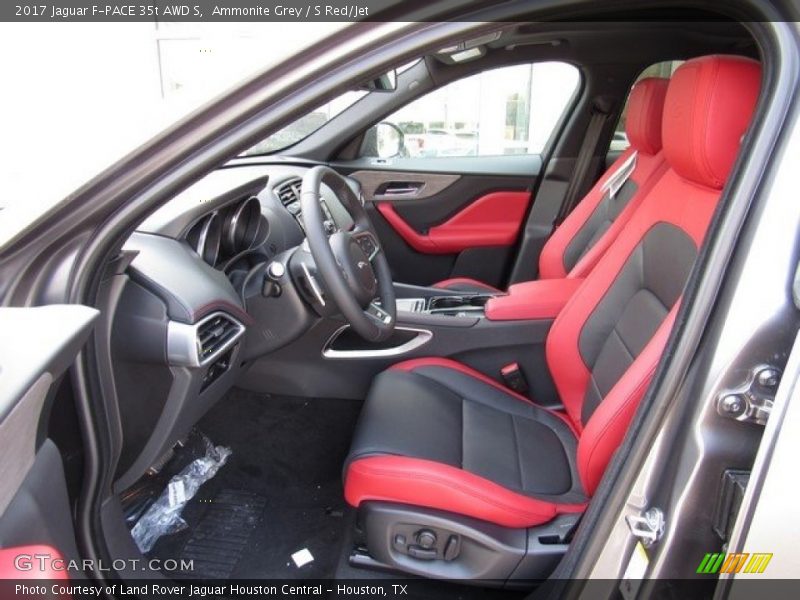  2017 F-PACE 35t AWD S S Red/Jet Interior