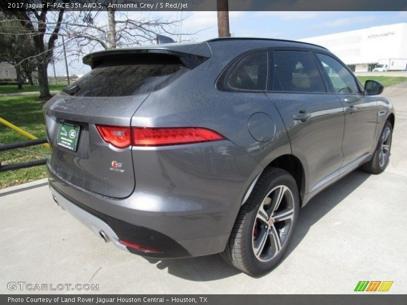 Ammonite Grey / S Red/Jet 2017 Jaguar F-PACE 35t AWD S