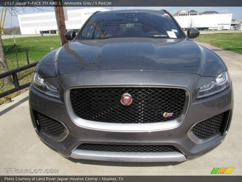 Ammonite Grey / S Red/Jet 2017 Jaguar F-PACE 35t AWD S
