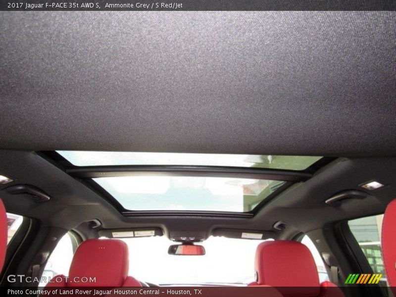 Ammonite Grey / S Red/Jet 2017 Jaguar F-PACE 35t AWD S