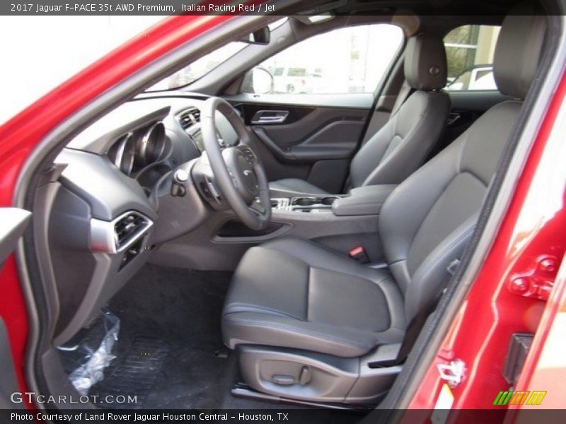 Italian Racing Red / Jet 2017 Jaguar F-PACE 35t AWD Premium