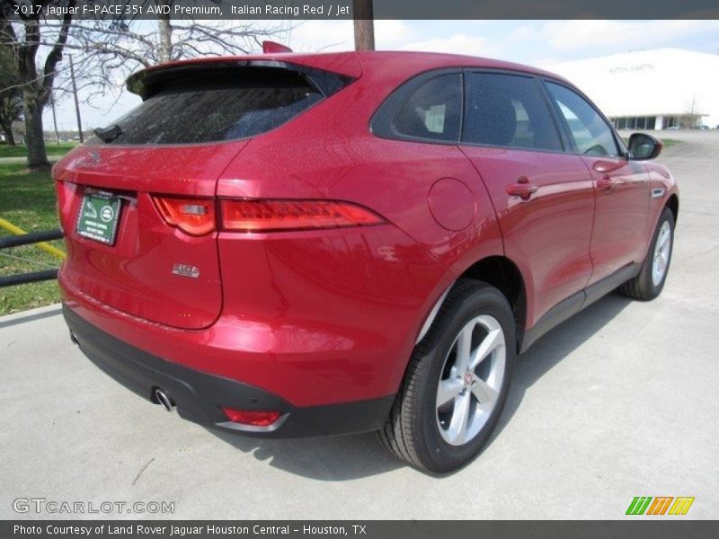 Italian Racing Red / Jet 2017 Jaguar F-PACE 35t AWD Premium