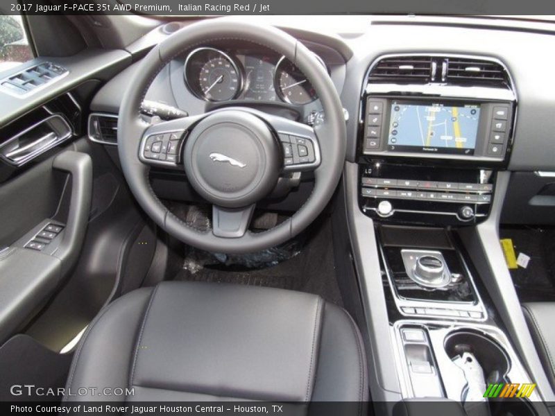 Italian Racing Red / Jet 2017 Jaguar F-PACE 35t AWD Premium
