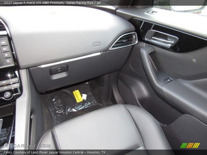 Italian Racing Red / Jet 2017 Jaguar F-PACE 35t AWD Premium