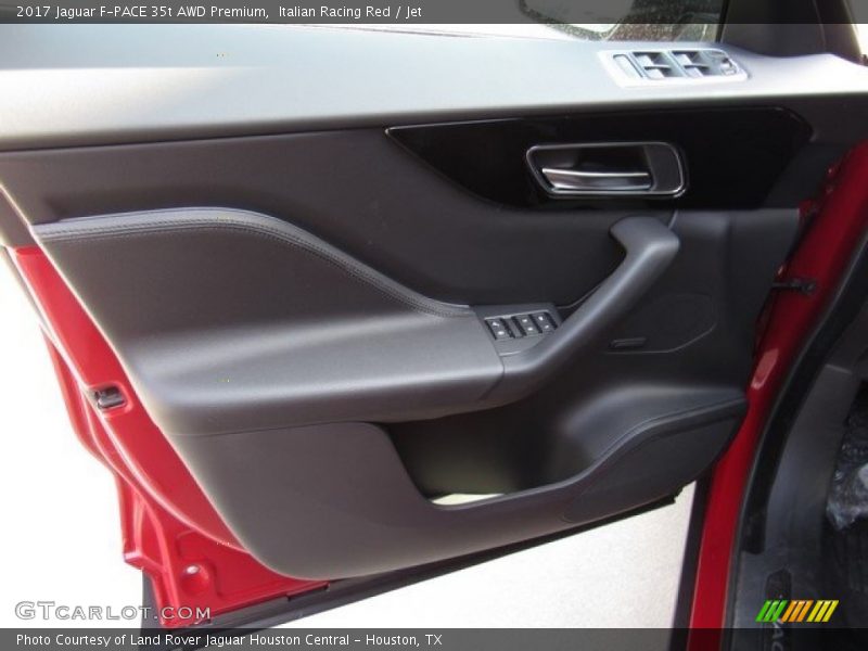 Italian Racing Red / Jet 2017 Jaguar F-PACE 35t AWD Premium