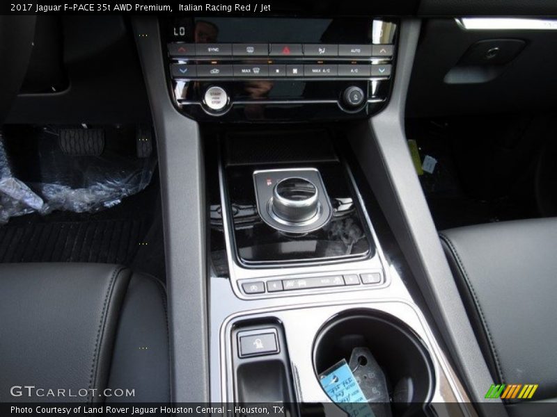 Italian Racing Red / Jet 2017 Jaguar F-PACE 35t AWD Premium