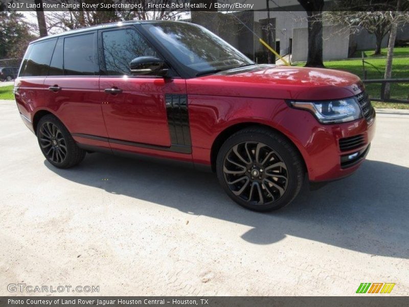 Firenze Red Metallic / Ebony/Ebony 2017 Land Rover Range Rover Supercharged