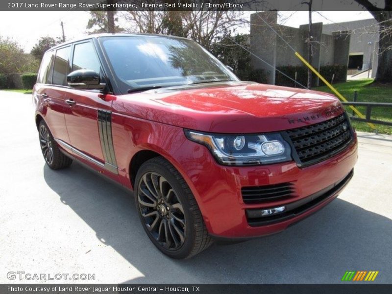 Firenze Red Metallic / Ebony/Ebony 2017 Land Rover Range Rover Supercharged