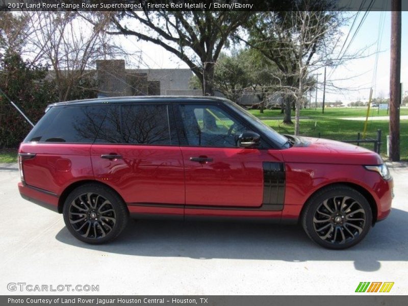 Firenze Red Metallic / Ebony/Ebony 2017 Land Rover Range Rover Supercharged