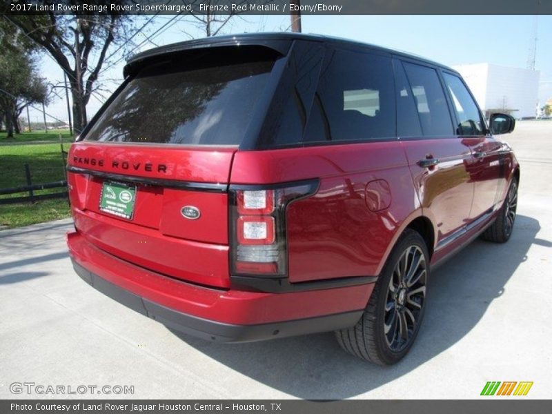 Firenze Red Metallic / Ebony/Ebony 2017 Land Rover Range Rover Supercharged