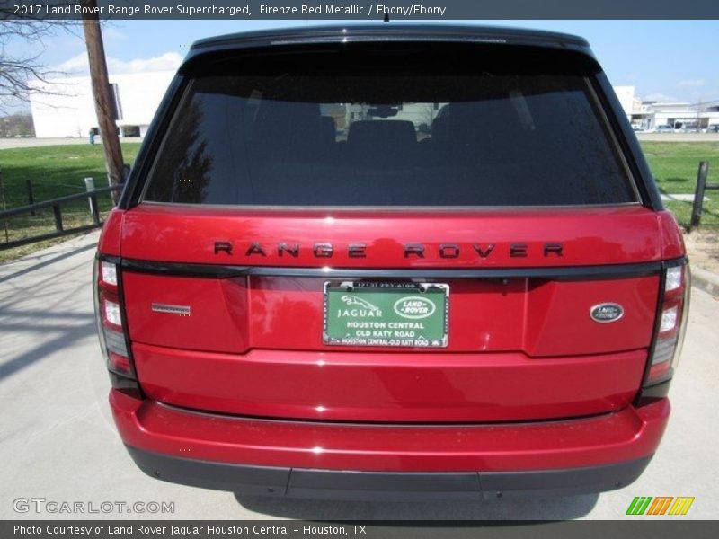Firenze Red Metallic / Ebony/Ebony 2017 Land Rover Range Rover Supercharged