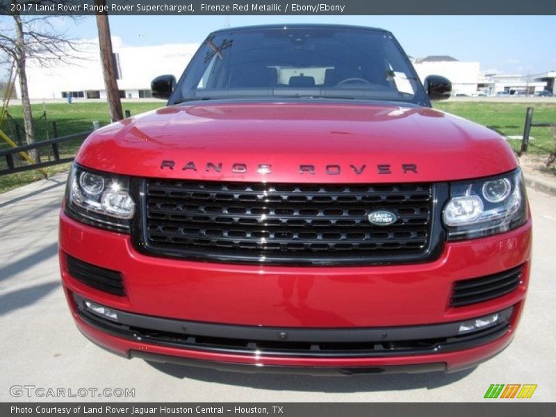 Firenze Red Metallic / Ebony/Ebony 2017 Land Rover Range Rover Supercharged