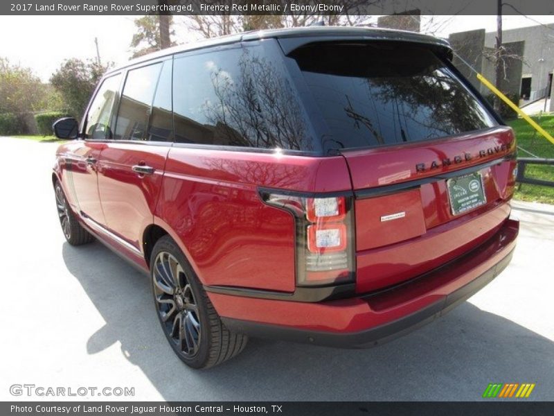Firenze Red Metallic / Ebony/Ebony 2017 Land Rover Range Rover Supercharged
