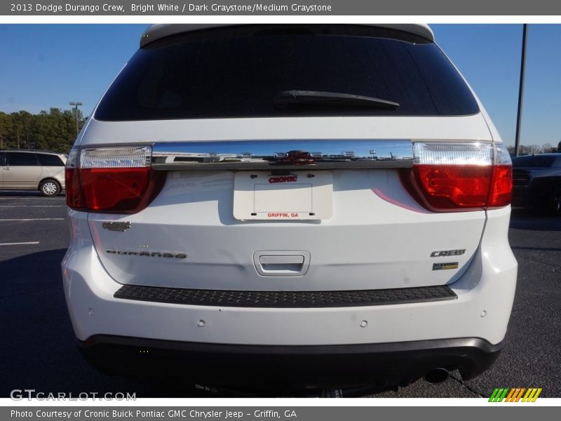 Bright White / Dark Graystone/Medium Graystone 2013 Dodge Durango Crew