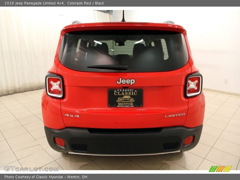 Colorado Red / Black 2016 Jeep Renegade Limited 4x4