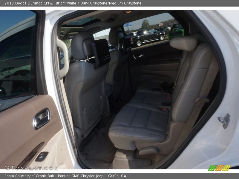 Bright White / Dark Graystone/Medium Graystone 2013 Dodge Durango Crew