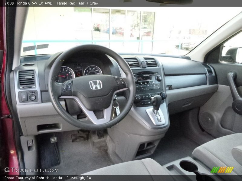 2009 CR-V EX 4WD Gray Interior