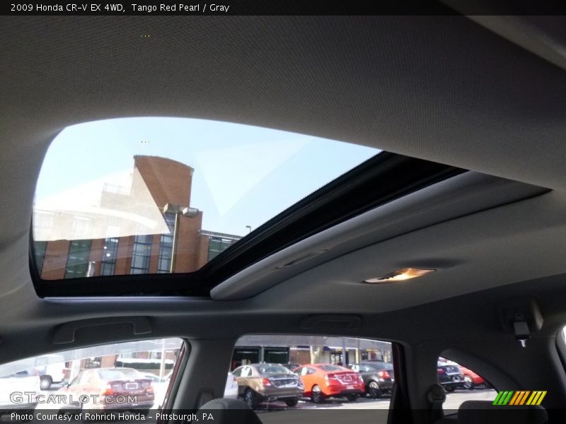 Tango Red Pearl / Gray 2009 Honda CR-V EX 4WD