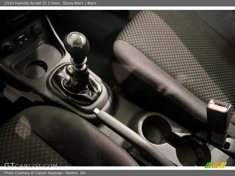 Ebony Black / Black 2010 Hyundai Accent GS 3 Door
