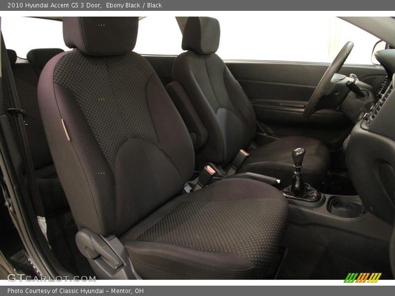 Ebony Black / Black 2010 Hyundai Accent GS 3 Door