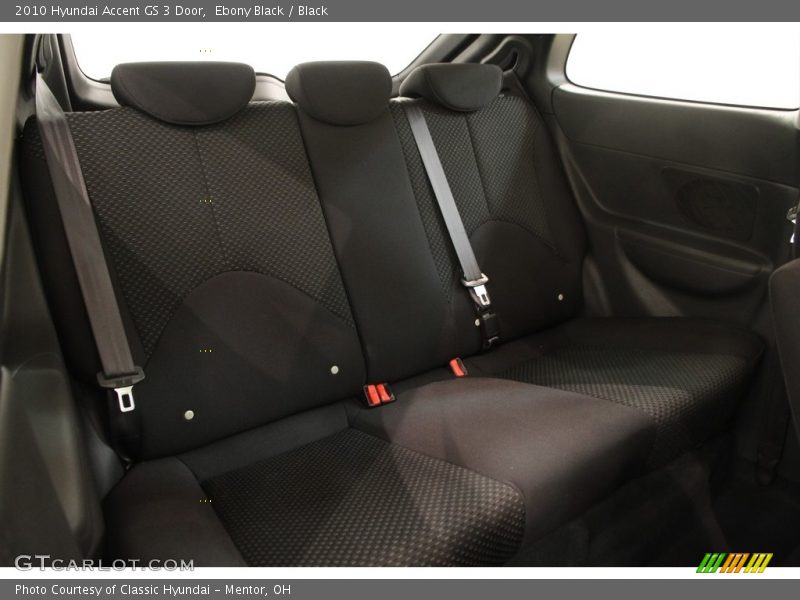 Ebony Black / Black 2010 Hyundai Accent GS 3 Door
