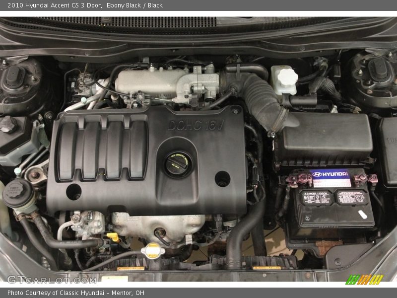 Ebony Black / Black 2010 Hyundai Accent GS 3 Door