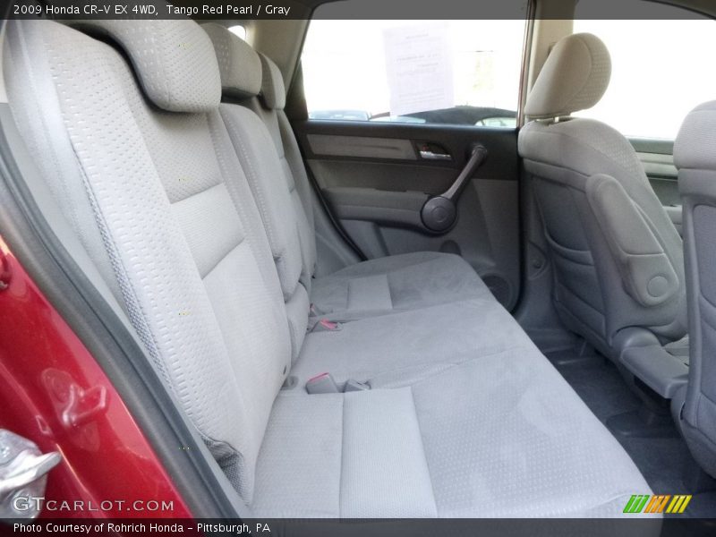 Tango Red Pearl / Gray 2009 Honda CR-V EX 4WD