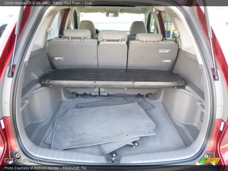 Tango Red Pearl / Gray 2009 Honda CR-V EX 4WD