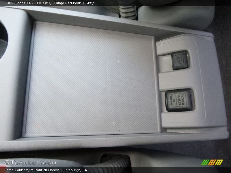 Tango Red Pearl / Gray 2009 Honda CR-V EX 4WD