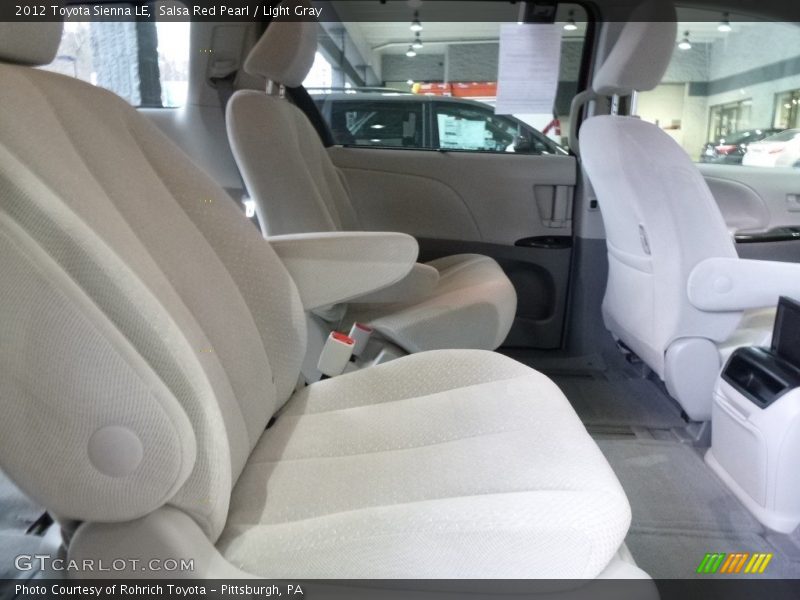 Salsa Red Pearl / Light Gray 2012 Toyota Sienna LE